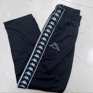 Kappa Black Track Pants
